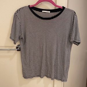 Reformation stripe t shirt size M
